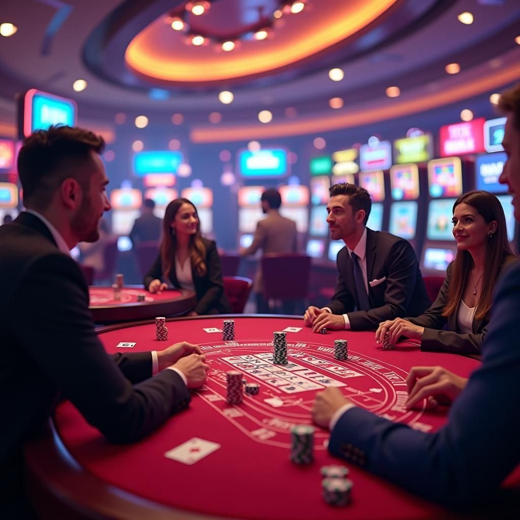 Live Dealer ကတ်ဂိမ်း — Baccarat စားပွဲနှင့် ကတ်ချပ်များ